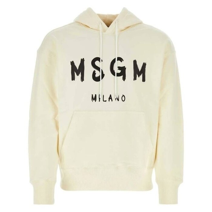엠에스지엠 브러쉬드 로고 후드 티셔츠 2000MM515 200001 02 - MSGM