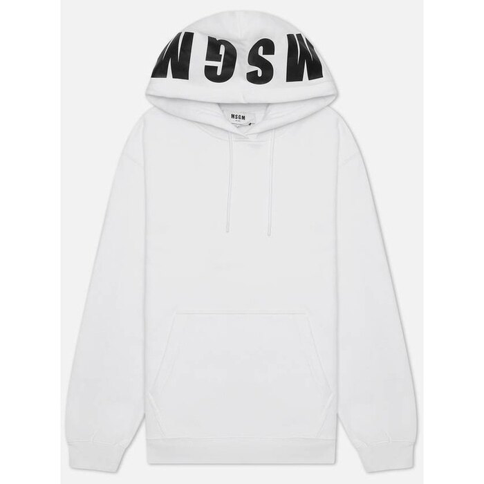 엠에스지엠 맥시 로고 후드 티셔츠 2000MDM535 200001 01 - MSGM