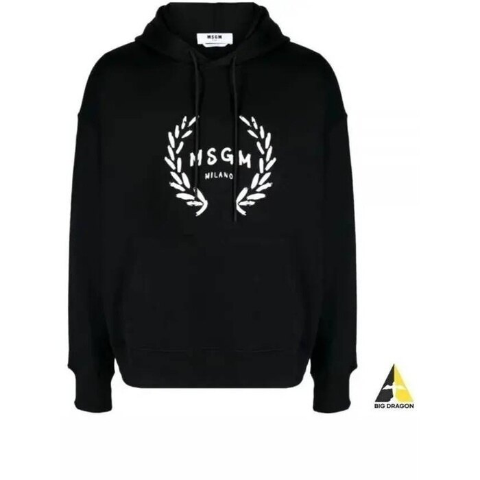 엠에스지엠 로고 프린트 후드 티셔츠 3540MM130 237799 99 - MSGM