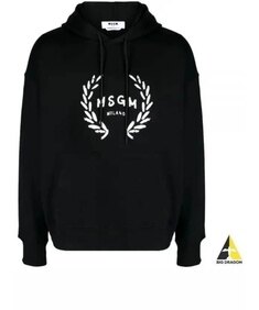 엠에스지엠 로고 프린트 후드 티셔츠 3540MM130 237799 99 썸네일 1