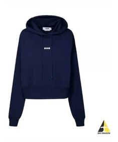 엠에스지엠 마이크로 로고 크롭 후드 티셔츠 3541MDM509 237799 89 썸네일 1