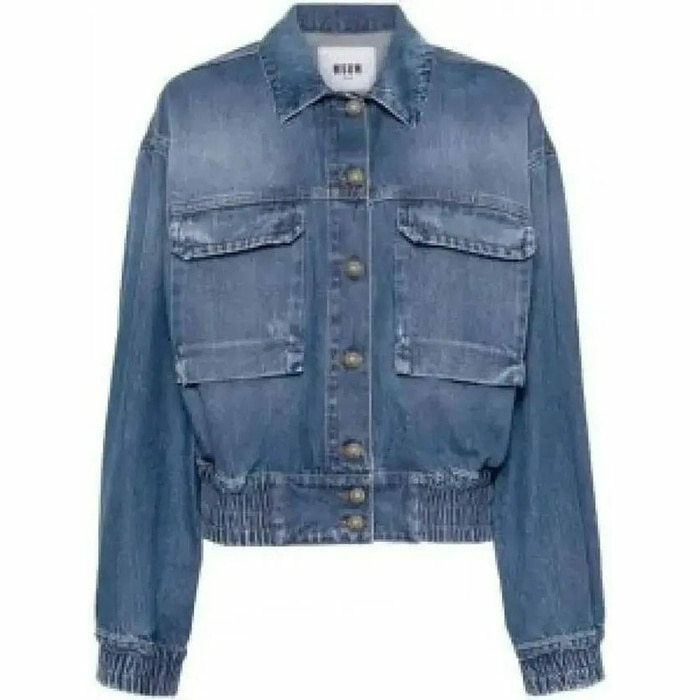 엠에스지엠 블루 데님 포켓 크롭 자켓 3641MDH233L 247292 89 - MSGM