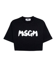 엠에스지엠 클라우드 로고 크롭 티셔츠 3641MDM100 247002 99 썸네일 1