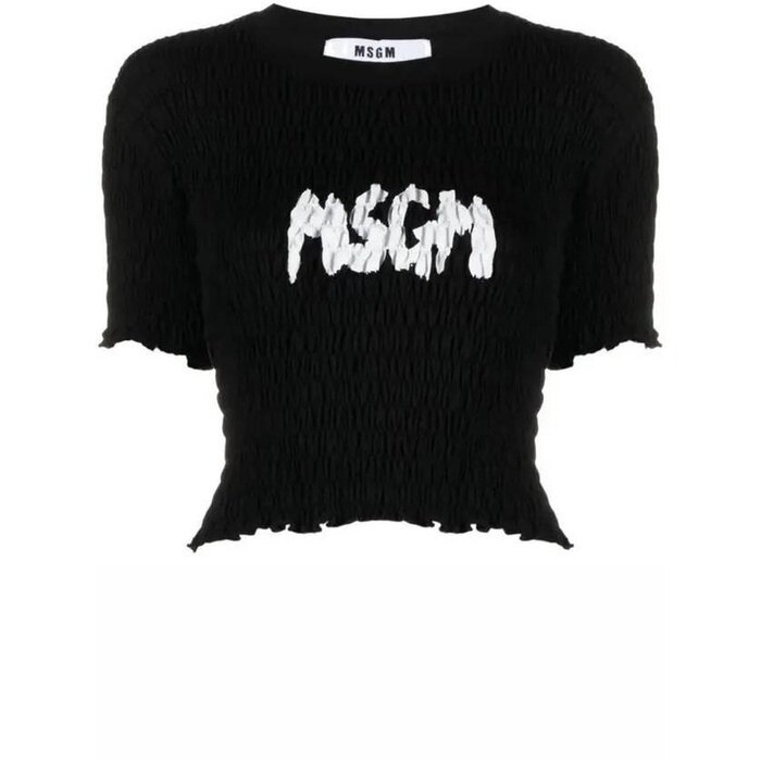 엠에스지엠 클라우드 로고 엠보스드 티셔츠 3641MDM105 247002 99 - MSGM
