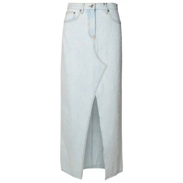 엠에스지엠 라이트 데님 미디 스커트 3641MDD234L 247268 82 - MSGM
