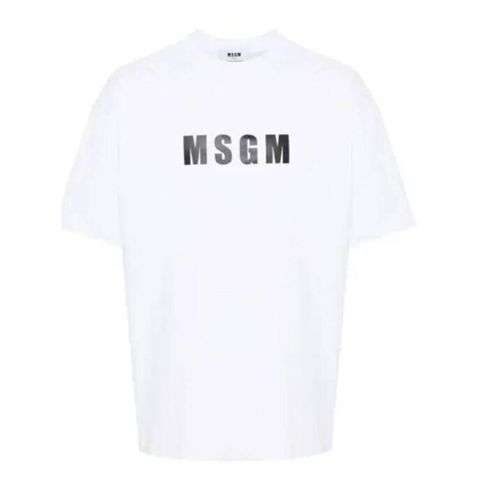 엠에스지엠 로고 프린트 반팔 티셔츠 3640MM128 247002 01 - MSGM