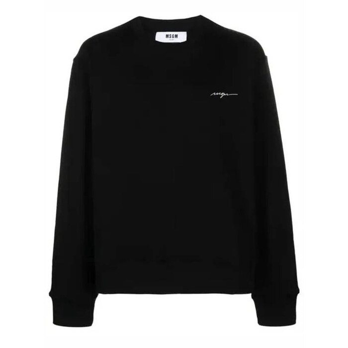 엠에스지엠 로고 자수 맨투맨 3640MM102 247001 99 - MSGM