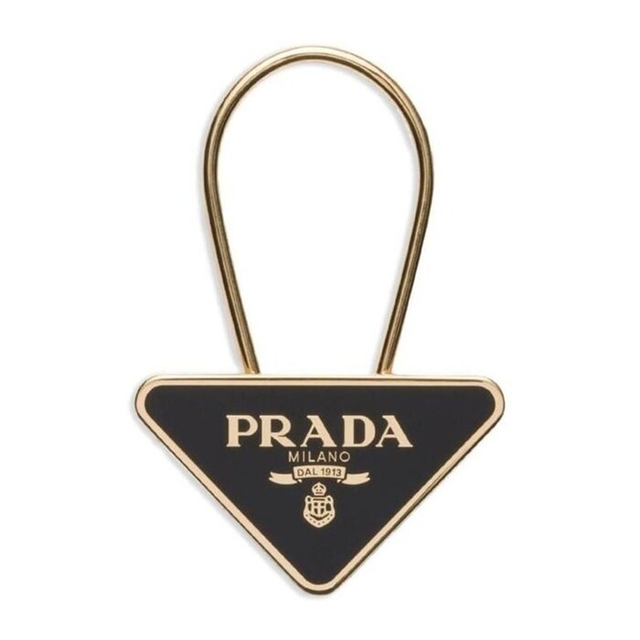 프라다 에나멜 메탈 키링 1PS063 66A F019F - Prada