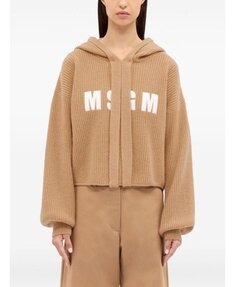 엠에스지엠 로고 캐시미어 블렌드 후드 스웨트셔 3941MDM219 257785 23 썸네일 1