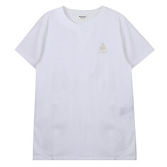 이자벨마랑 여성 ABY 로고 코튼 티셔츠 TS0070FA-A1N98E-20WH 썸네일 1