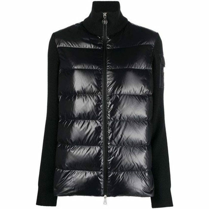 몽클레어 로고 패치 패딩 울 가디건 9B00020 M1131 999 - Moncler