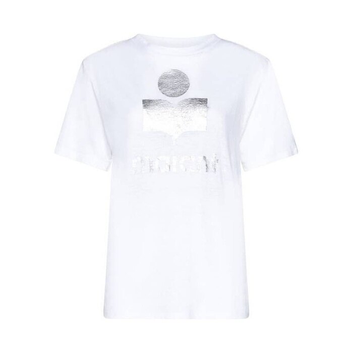이자벨마랑 ZEWEL 즈웰 리넨 반팔 티셔츠 TS0001FA A1N10E 20WH - Isabel Marant