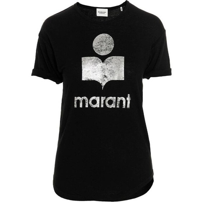 이자벨마랑 KOLDI 콜디 반팔 티셔츠 TS0004FA A1N10E 01BK - Isabel Marant