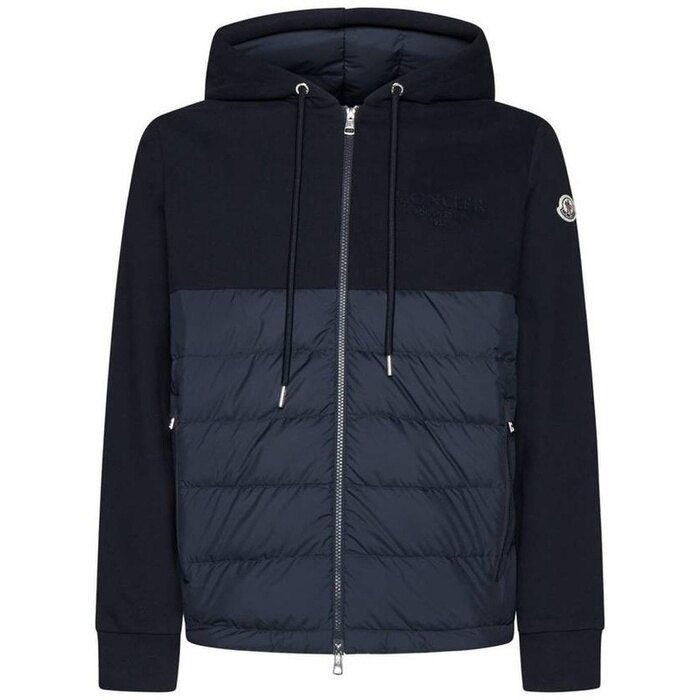 몽클레어 로고 코튼 집업 가디건 8G00013 89AE5 778 - Moncler