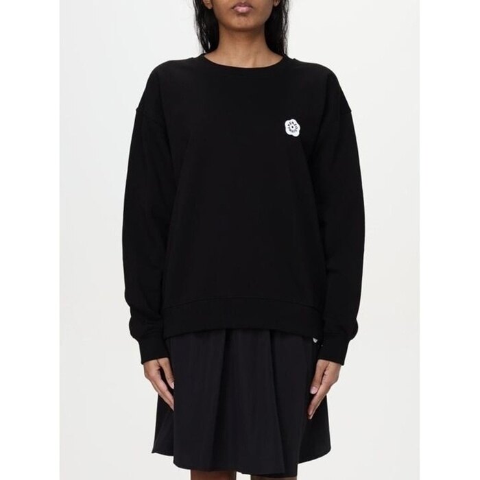 겐조 보크 플라워 자수 스웨트셔츠 FF5 2SW180 4MF 99J - Kenzo