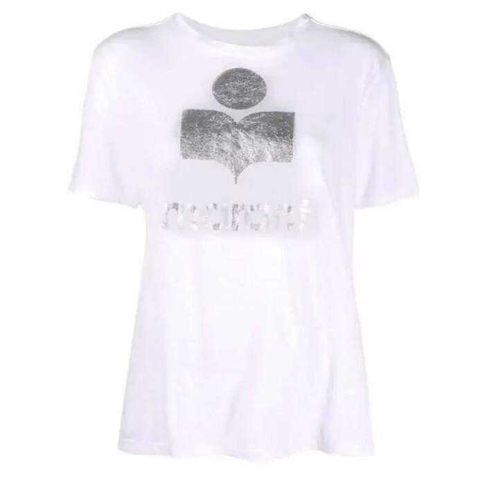이자벨마랑 ZEWEL 즈웰 리넨 반팔 티셔츠 TS0001FB A1N10E 20WH - Isabel Marant