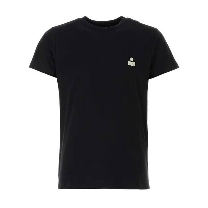 이자벨마랑 ZAFFERH 자페르 로고 반팔 티셔츠 TS0047HA B1N19H BKEC - Isabel Marant