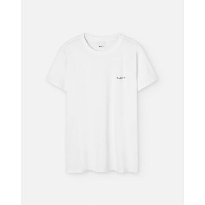 이자벨마랑 ZAFFERH 재퍼 플레인 코튼 티셔츠 TS0047HA B3N13H 20WH - Isabel Marant