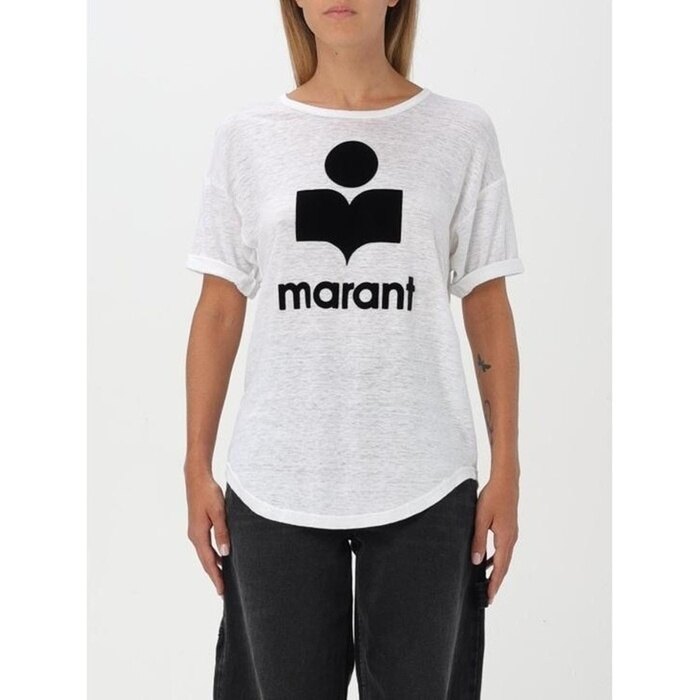이자벨마랑 KOLDI 콜디 리넨 로고 티셔츠 TS0004FA A1N09E 20WH - Isabel Marant