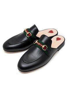 [GUCCI] 구찌 프린스타운 가죽 슬리퍼 629084-CQXM0-1060 썸네일 2