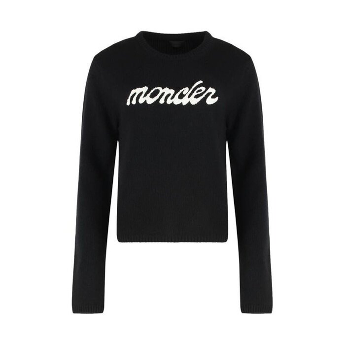 몽클레어 로고 자수 스웨터 9C00004 M4281 999 - Moncler