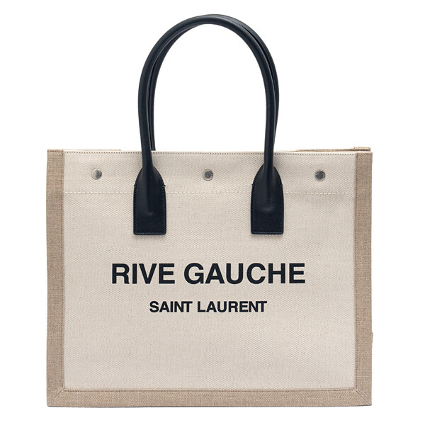 라프리마 생로랑 리브 고시 린넨 토트백 617481-FAAVU-9054 - Saint Laurent