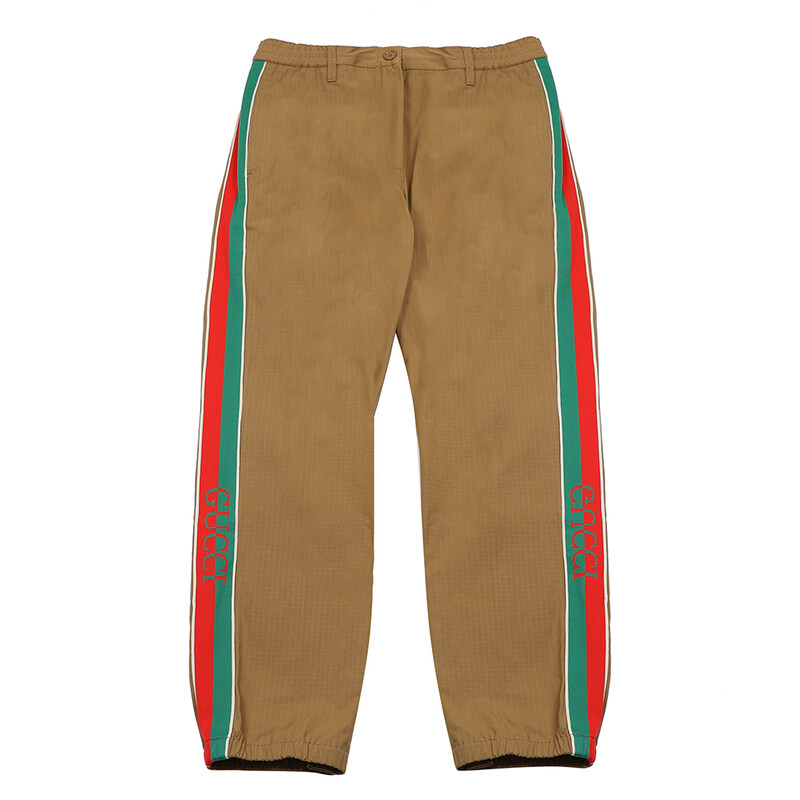 구찌 웹 스트레이트 레그 팬츠 615775-XDBBH-2109 - Gucci