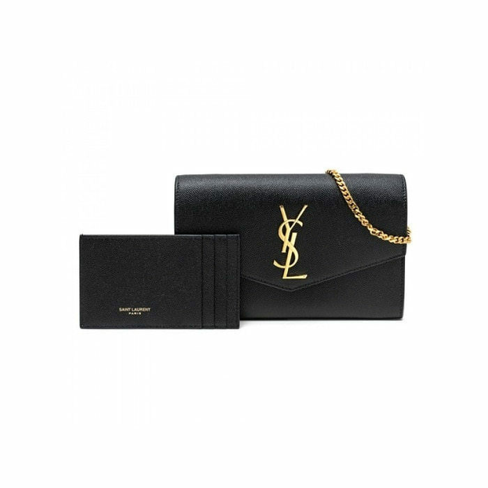 생로랑 업타운 체인 숄더백 607788 1GF0J 1000 - Saint Laurent
