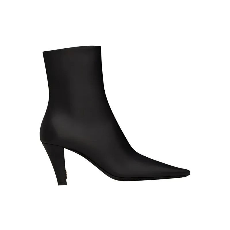 생로랑 질 블랙 여성 부티 806671 AADGZ 1000 - Saint Laurent