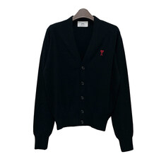 더팩토리 25SS 아미 하트 로고 울 가디건 하자 세일 / 블랙 (BFHKC111 KN0025 001) 썸네일 1