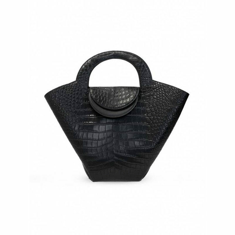 보테가베네타 크록 탑 핸들 토트백 658516 VA450 8425 - Bottega Veneta