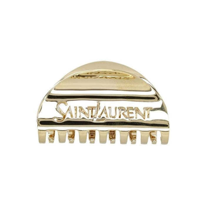 라프리마 생로랑 메탈 클로우 클립 820845 Y1500 8030 - Saint Laurent