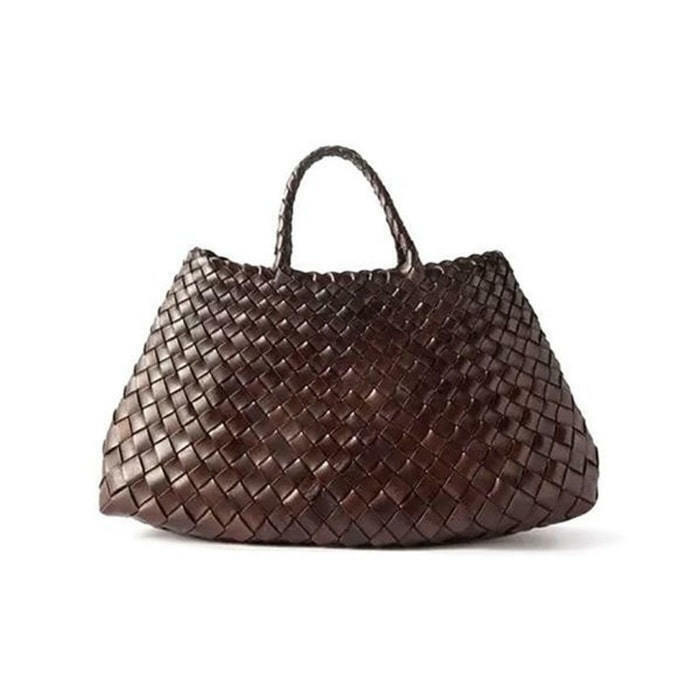 드래곤 디퓨전 SANTA CROCE 스몰 산타 크로체 탑핸들 백 8893 DARK BROWN - Dragon Diffusion