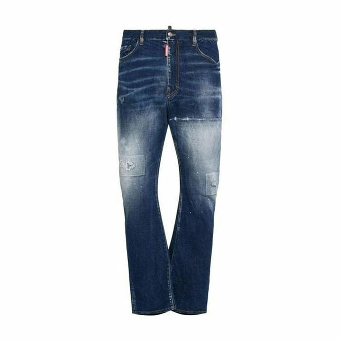 디스퀘어드2 다크 화이트 라인 워시 런던 브로 진 S71LB1580 S30664 470 - Dsquared2