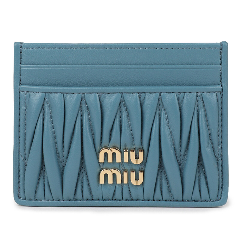 라프리마 미우미우 마테라쎄 나파 가죽 카드 홀더 5MC076-AFPP-F0F16 - Miu Miu