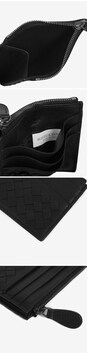 [보테가베네타 BOTTEGA VENETA] 367004 V3UN1 1275 여성 카드지갑 썸네일 2