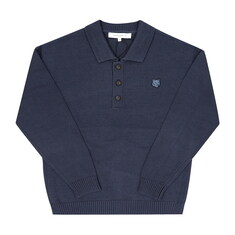 [메종키츠네 MAISONKITSUNE] OM00202KT1099 0076 남성 니트 카라티 썸네일 1