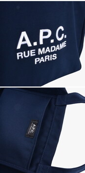 [아페쎄 APC] PSAJS M61938 IAK DARK NAVY 공용 에코백 썸네일 2