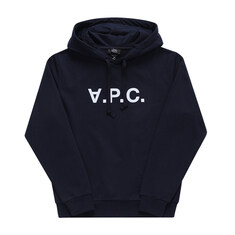 [아페쎄 APC] COHBN M27908 TIQ DARK NAVY/ECRU 공용 후드티 썸네일 1