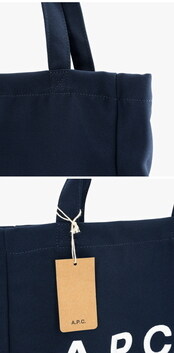 [아페쎄 APC] PSAJS M61937 IAK DARK NAVY 공용 토트백 썸네일 2
