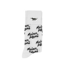 [메종키츠네 MAISONKITSUNE] NM06441KT0014 P100 공용 양말 썸네일 1