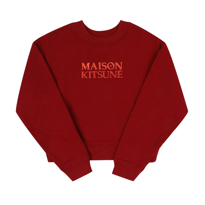 [메종키츠네 MAISONKITSUNE] NW00309KM0326 P660 여성 맨투맨 - Maison Kitsune
