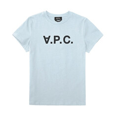 [아페쎄 APC] COBQX H26943 IAB LIGHT BLUE 남성 반팔티 썸네일 1
