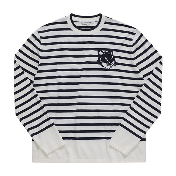 [메종키츠네 MAISONKITSUNE] MM00803KT1102 S492 남성 니트 - Maison Kitsune