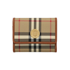 [버버리 BURBERRY] 8109800 A9534 체크 스몰 폴딩 반지갑 썸네일 1