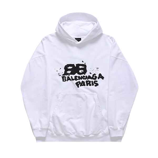 [발렌시아가 BALENCIAGA] 620947 TNVQ1 9040 여성 후드티 - Balenciaga