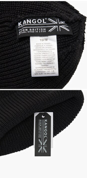 [캉골 KANGOL] K3454 BLACK 공용 비니 썸네일 2