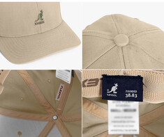 [캉골 KANGOL] 8650BC BEIGE 공용 볼캡 썸네일 2