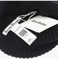 [아크네스튜디오 ACNE STUDIOS] C40424 BLACK 공용 비니 썸네일 2