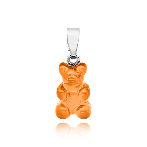 [크리스탈헤이즈 CRYSTAL HAZE] NOSTALGIA BEAR-FANTA-CLASSIC CONNECTOR SILVER 여성 참 - Crystal Haze